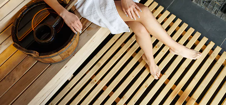 Composite Sauna Deck Installation in Kitchener, ON